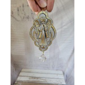 Religious cherub Angel ornament Xmas holiday tree